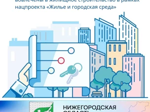 В Нижегородской области 523 гектара земли вовлечены в жилищное строительство в рамках нацпроекта «Жилье и городская среда»
