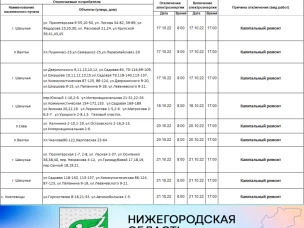 Шахунский РЭС информирует о плановых работах на объектах электросетевого хозяйства.