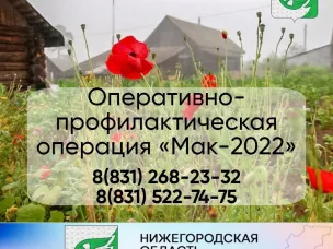Оперативно-профилактическая операция «Мак-2022».