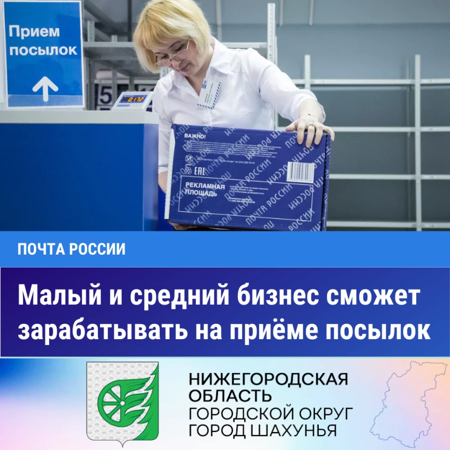Малый и средний бизнес сможет зарабатывать на приёме посылок