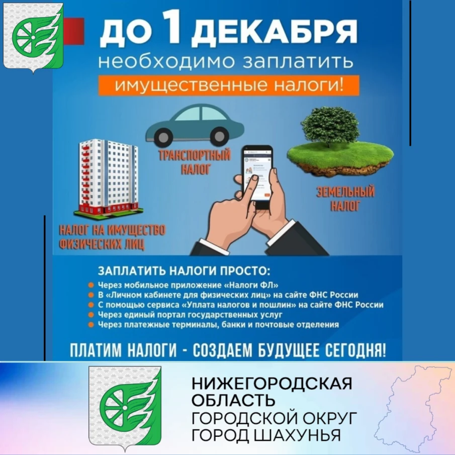 1 декабря 2022 года истекает срок уплаты имущественных налогов за 2021 год.