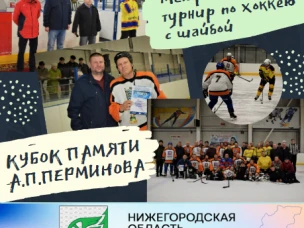 Межрайонный турнир по хоккею с шайбой среди ветеранских команд северных районов Нижегородской области Кубок памяти Андрея Павловича Перминова